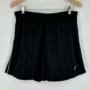 Nike Shorts Mens Sz XL Black Striped Athletic Casual Gym Workout Drawstring Z6